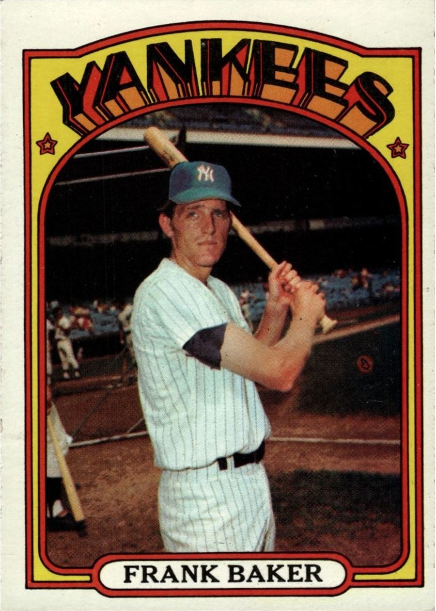 1972 Topps #409 Frank Baker, New York Yankees