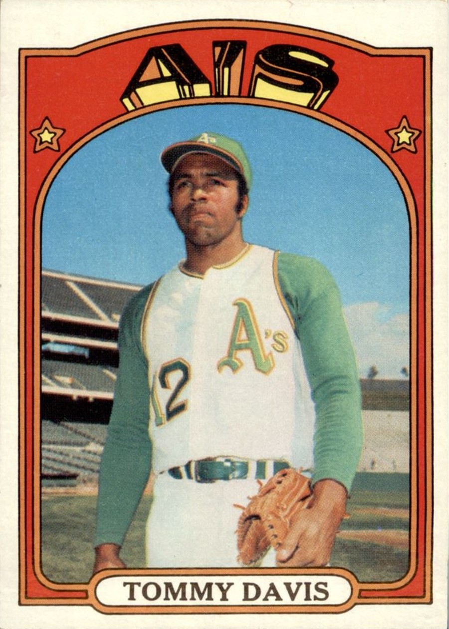 1972 Topps #41 Tommy Davis, Oakland Athletics