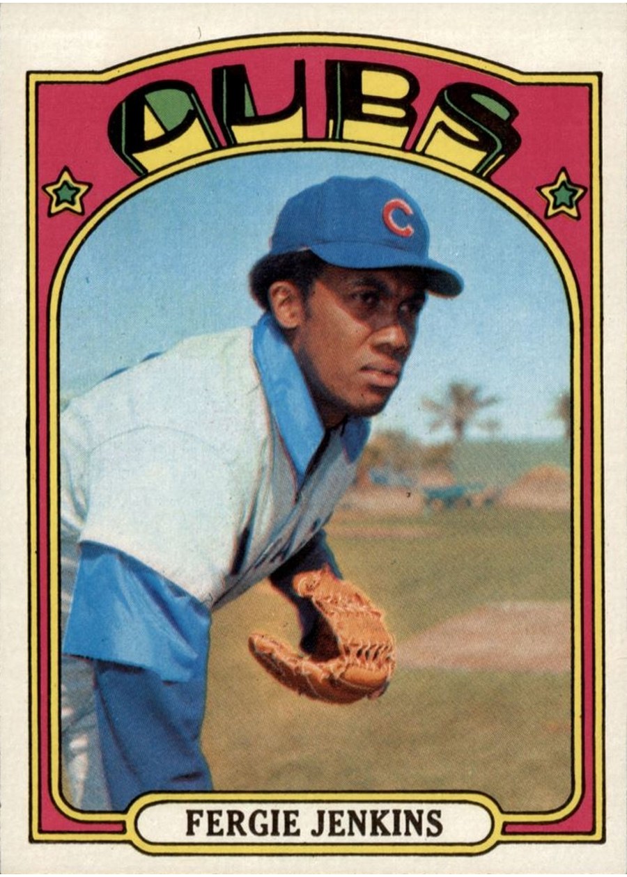 1972 Topps #410 Fergie Jenkins, Chicago Cubs