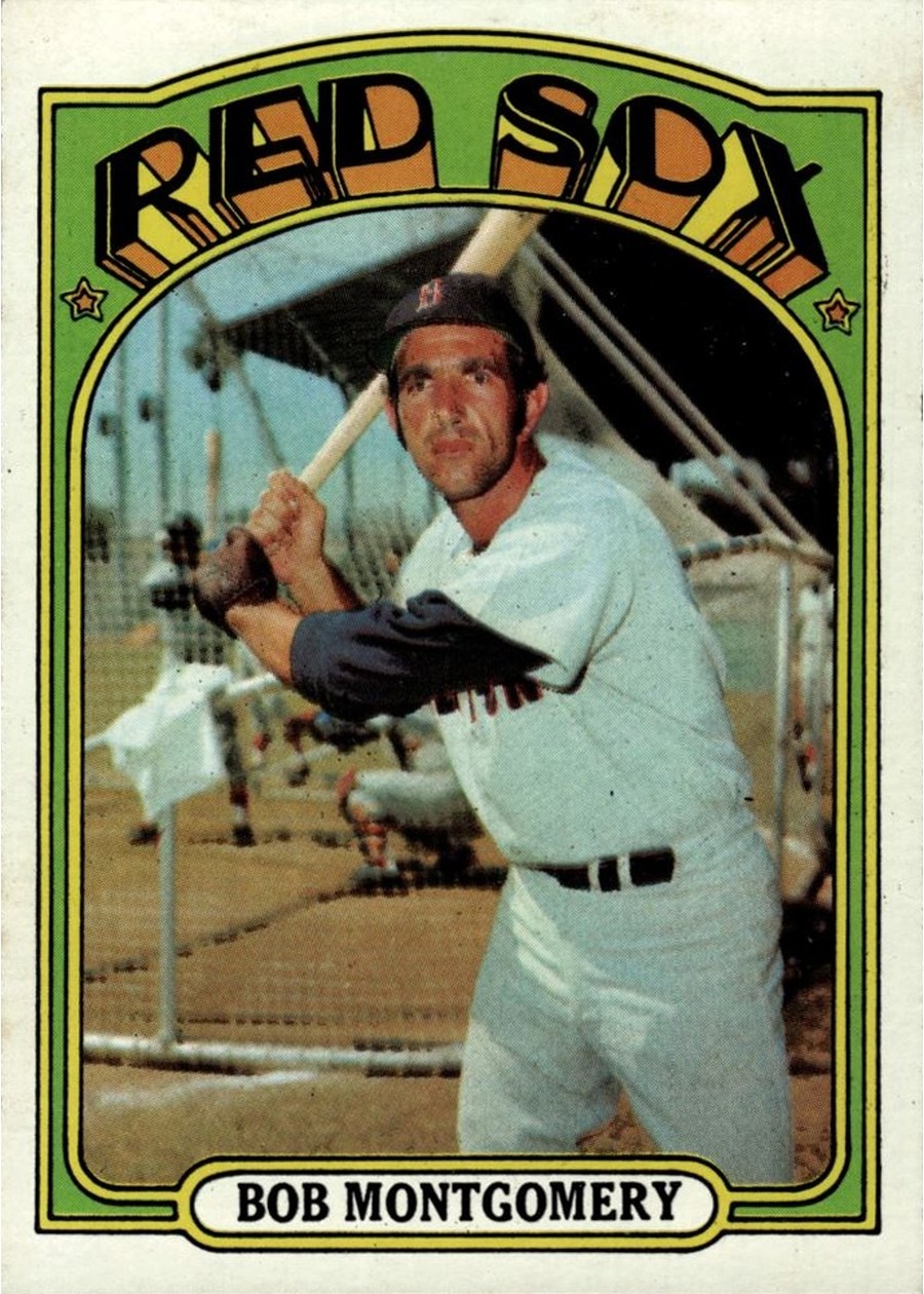 1972 Topps #411 Bob Montgomery, Boston Red Sox