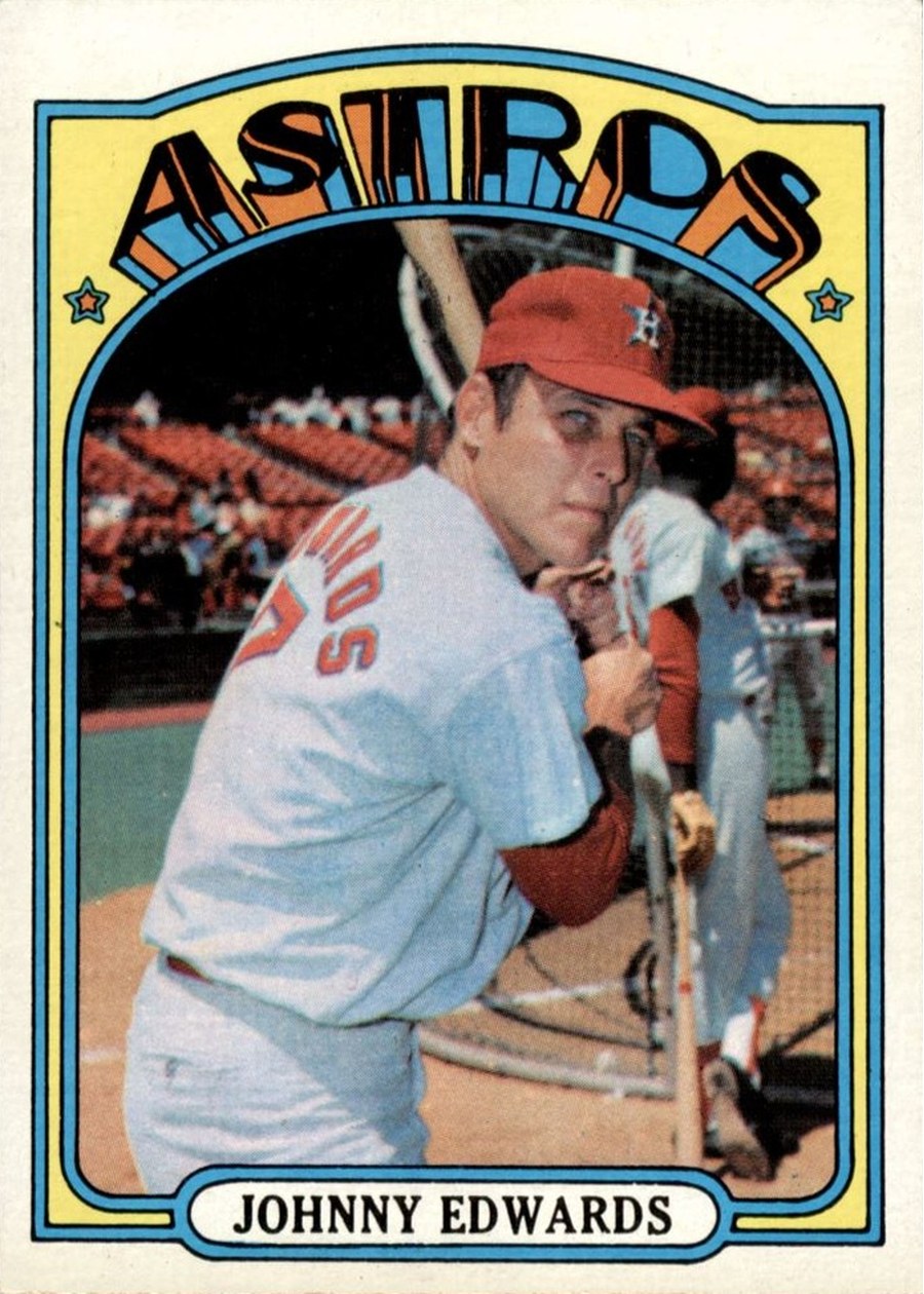1972 Topps #416 Johnny Edwards, Houston Astros