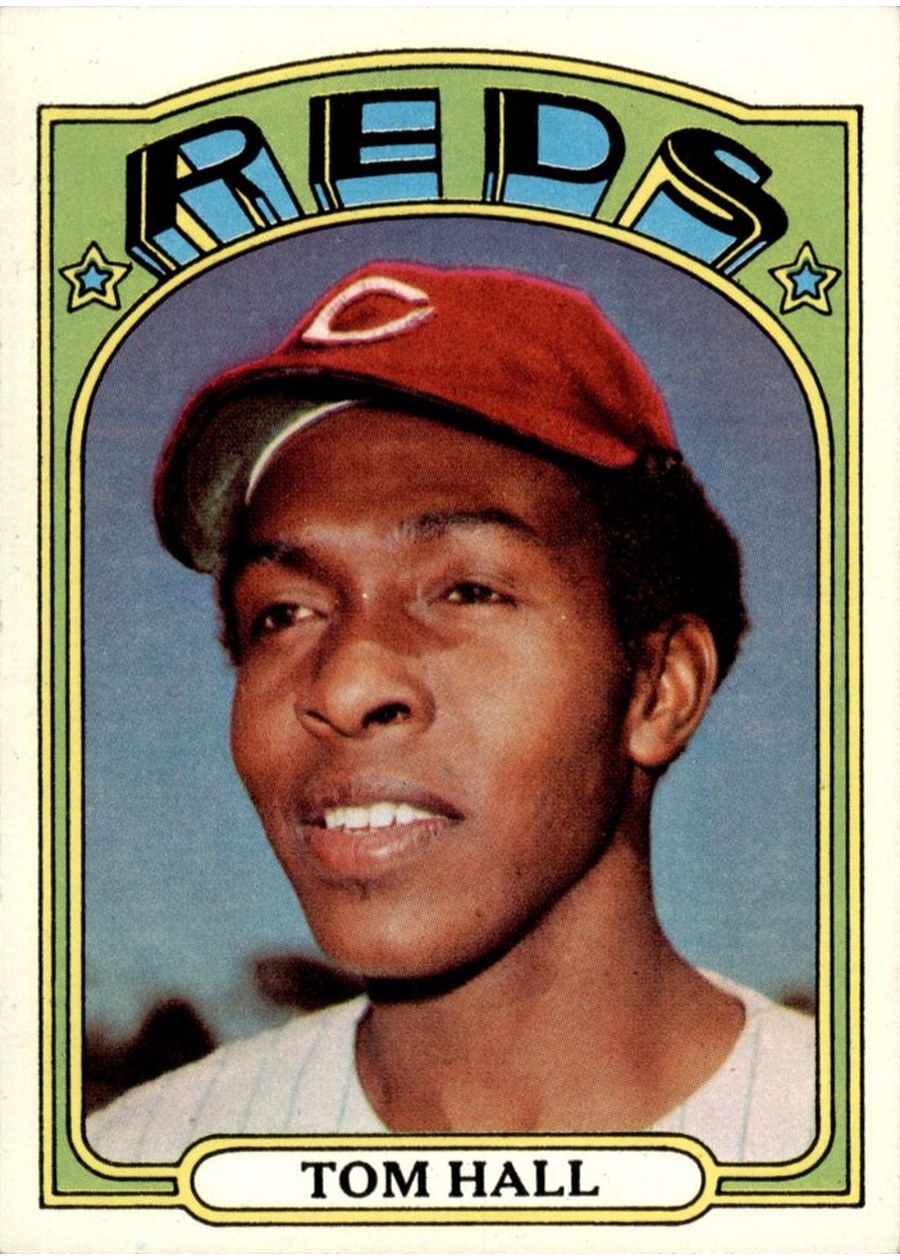 1972 Topps #417 Tom Hall, Cincinnati Reds