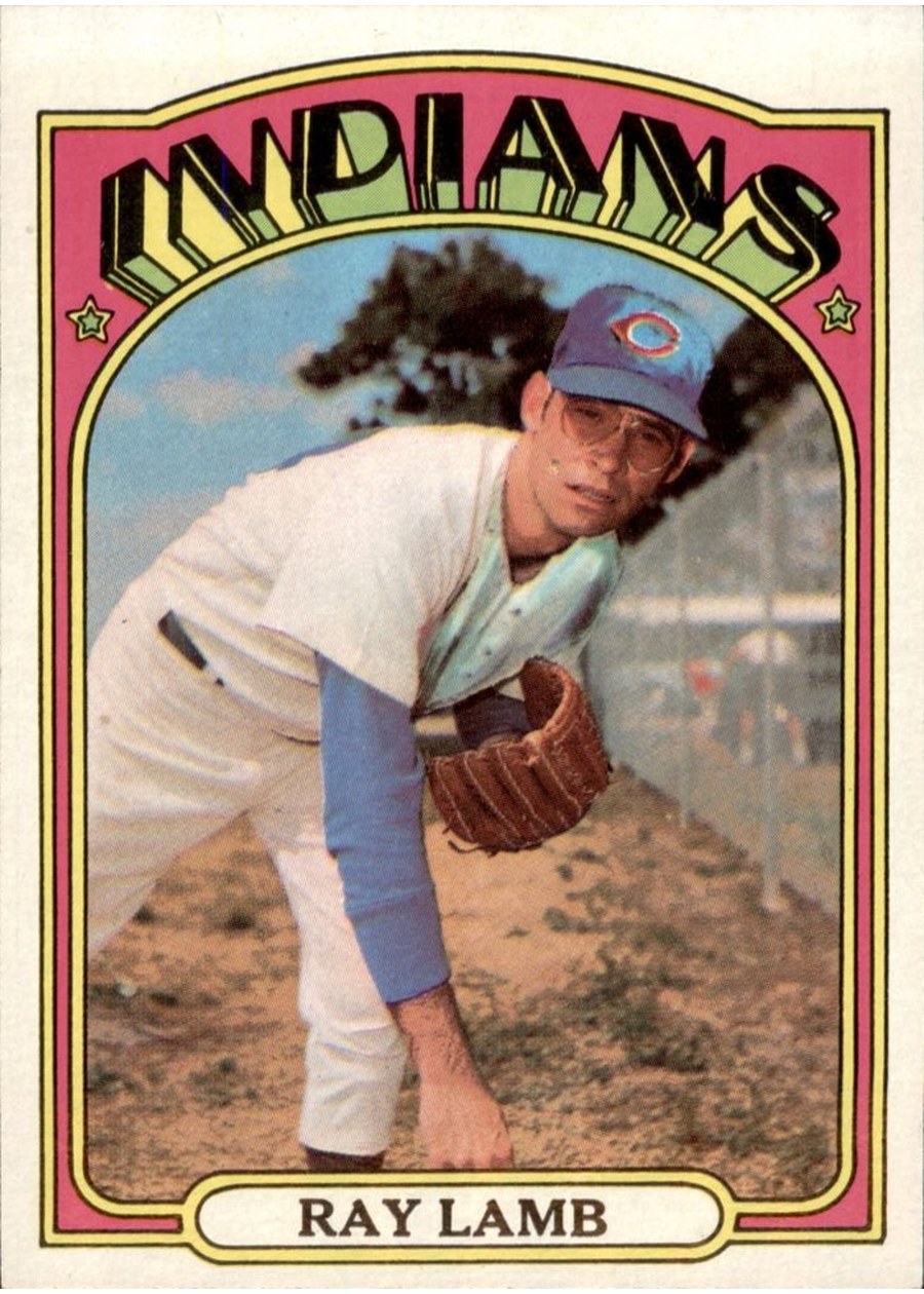 1972 Topps #422 Ray Lamb, Cleveland Indians
