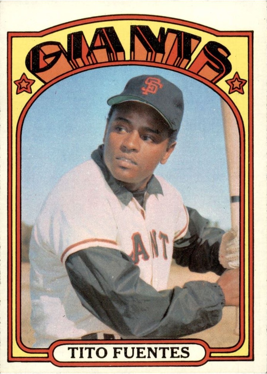 1972 Topps #427 Tito Fuentes, San Francisco Giants