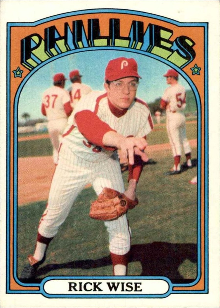 1972 Topps #43 Rick Wise, Philadelphia Phillies