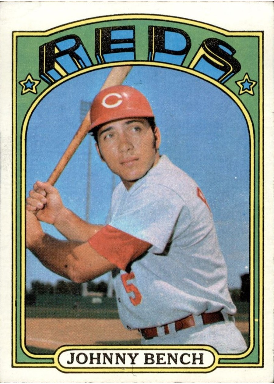 1972 Topps #433 Johnny Bench, Cincinnati Reds