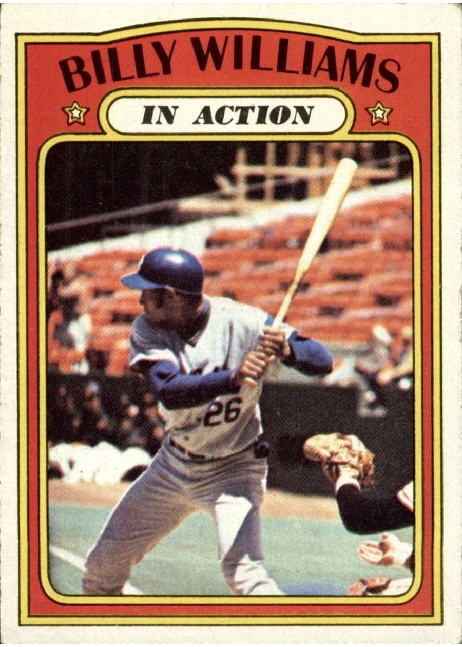 1972 Topps #440 Billy Williams In Action, Chicago Cubs