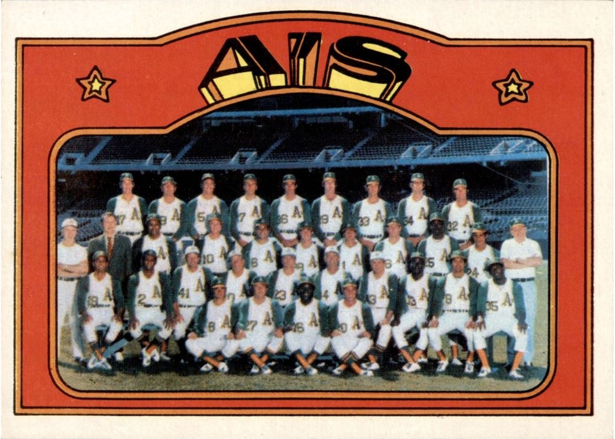 1972 Topps #454 Oakland A's