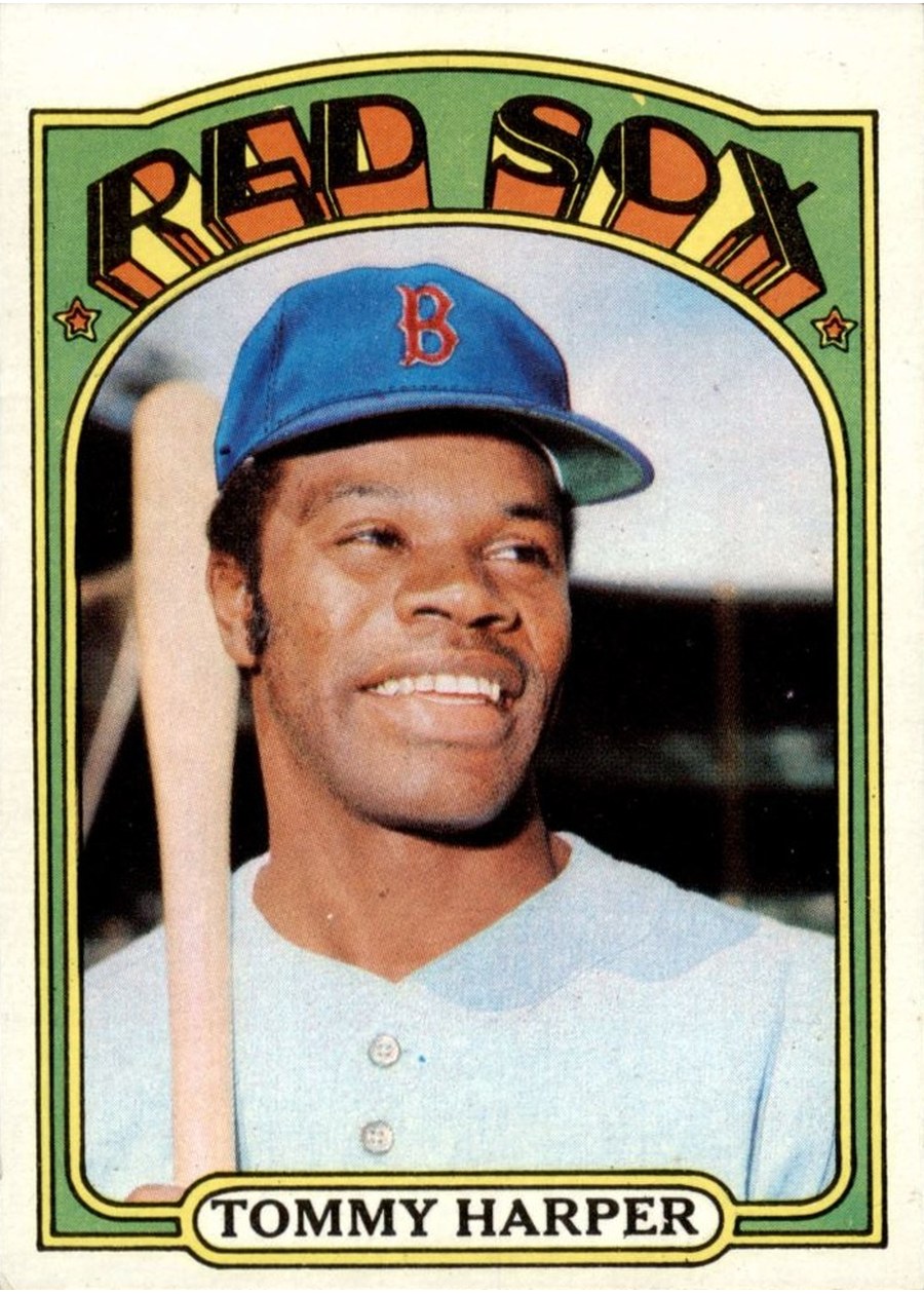 1972 Topps #455 Tommy Harper, Boston Red Sox