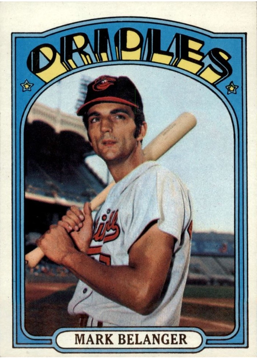 1972 Topps #456 Mark Belanger, Baltimore Orioles