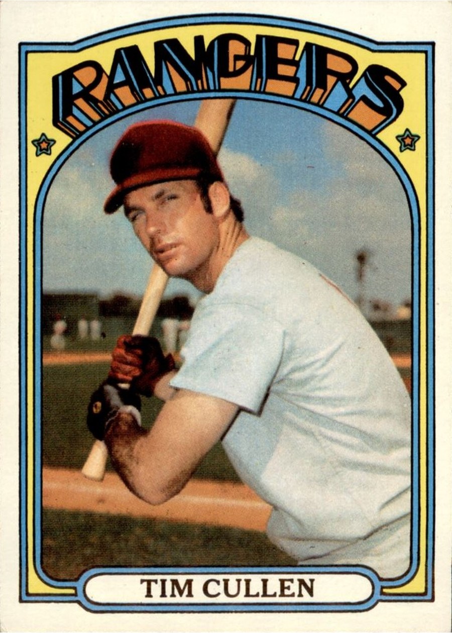1972 Topps #461 Tim Cullen, Texas Rangers