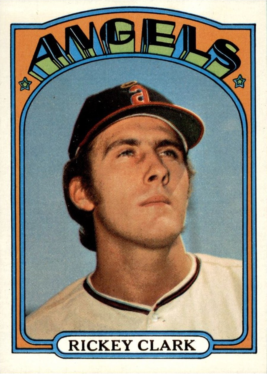 1972 Topps #462 Rickey Clark, California Angels
