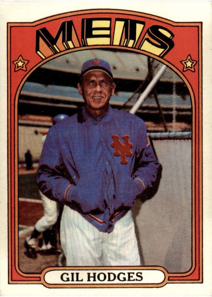 1972 Topps #465 Gil Hodges, New York Mets