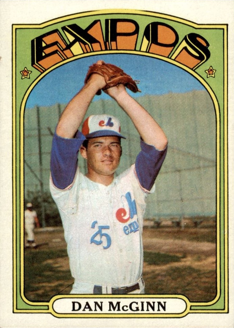1972 Topps #473 Dan McGinn, Montreal Expos