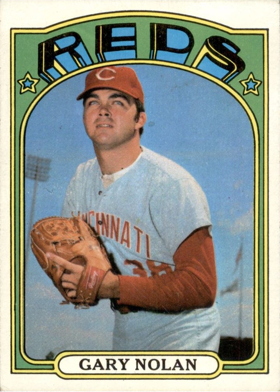 1972 Topps #475 Gary Nolan, Cincinnati Reds