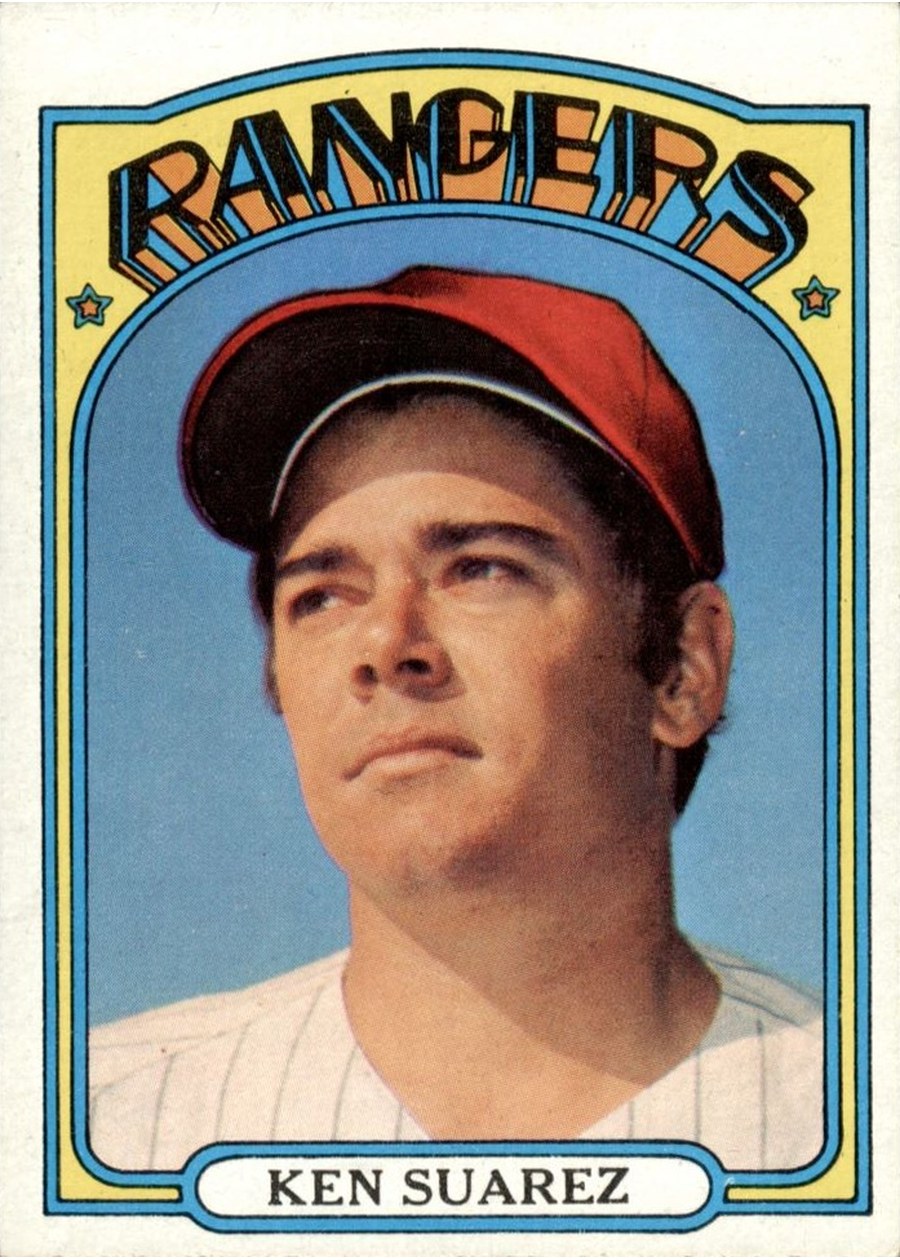1972 Topps #483 Ken Suarez, Texas Rangers