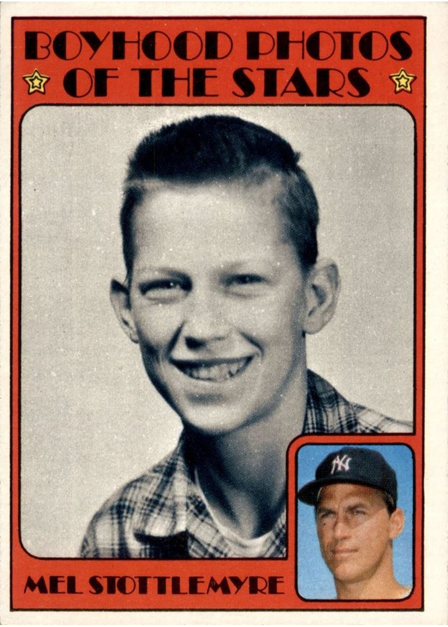 1972 Topps #492 Mel Stottlemyre, New York Yankees