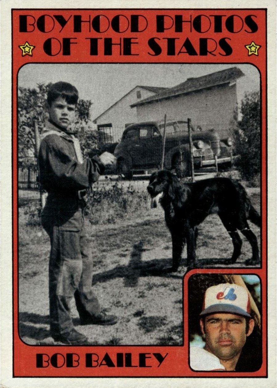 1972 Topps #493 Bob Bailey, Montreal Expos