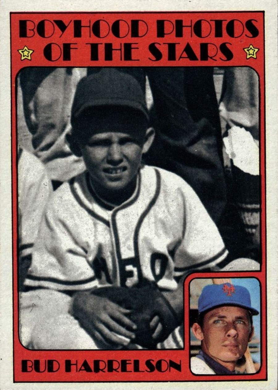 1972 Topps #496 Bud Harrelson, New York Mets