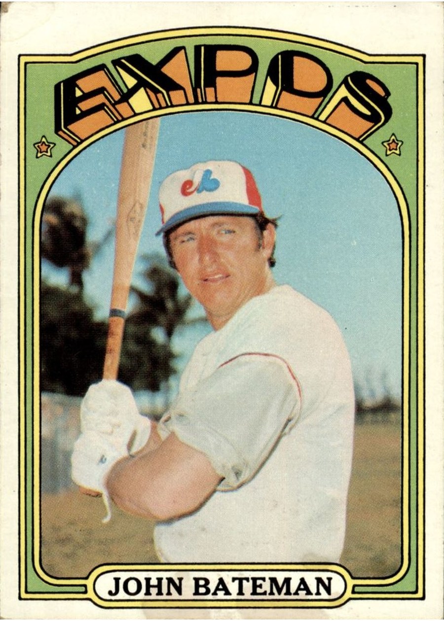 1972 Topps #5 John Bateman, Montreal Expos