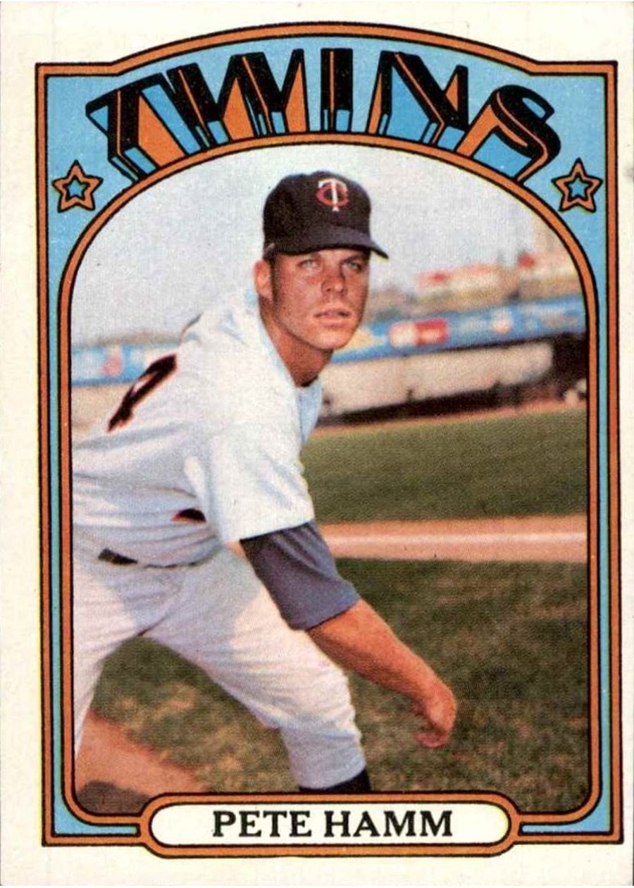 1972 Topps #501 Pete Hamm, Minnesota Twins