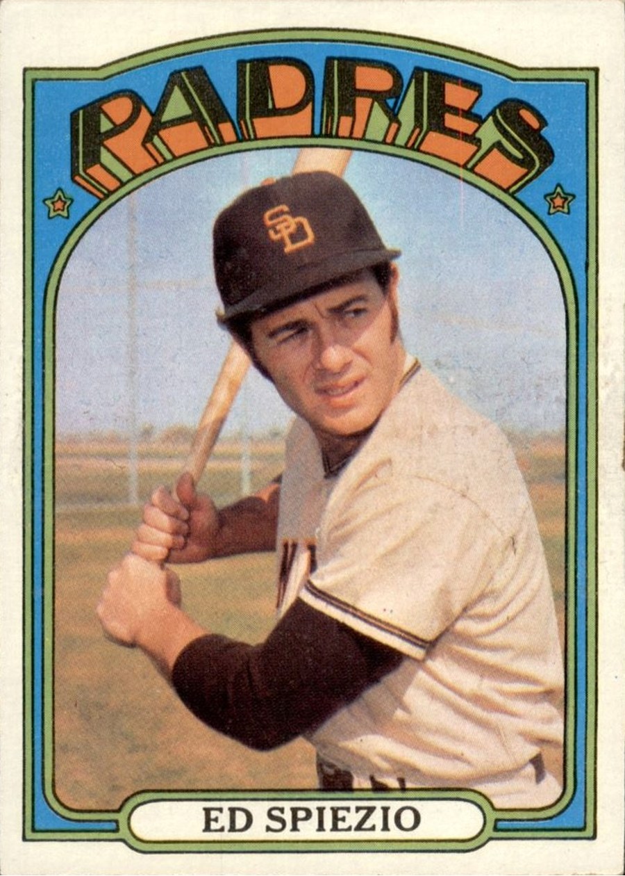 1972 Topps #504 Ed Spiezio, San Diego Padres
