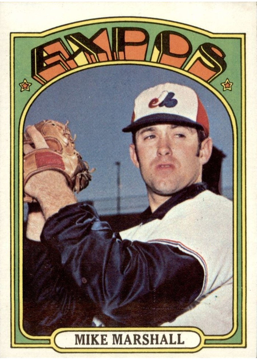 1972 Topps #505 Mike Marshall, Montreal Expos