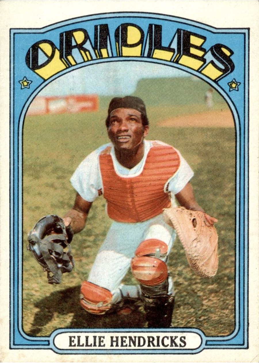 1972 Topps #508 Ellie Hendricks, Baltimore Orioles