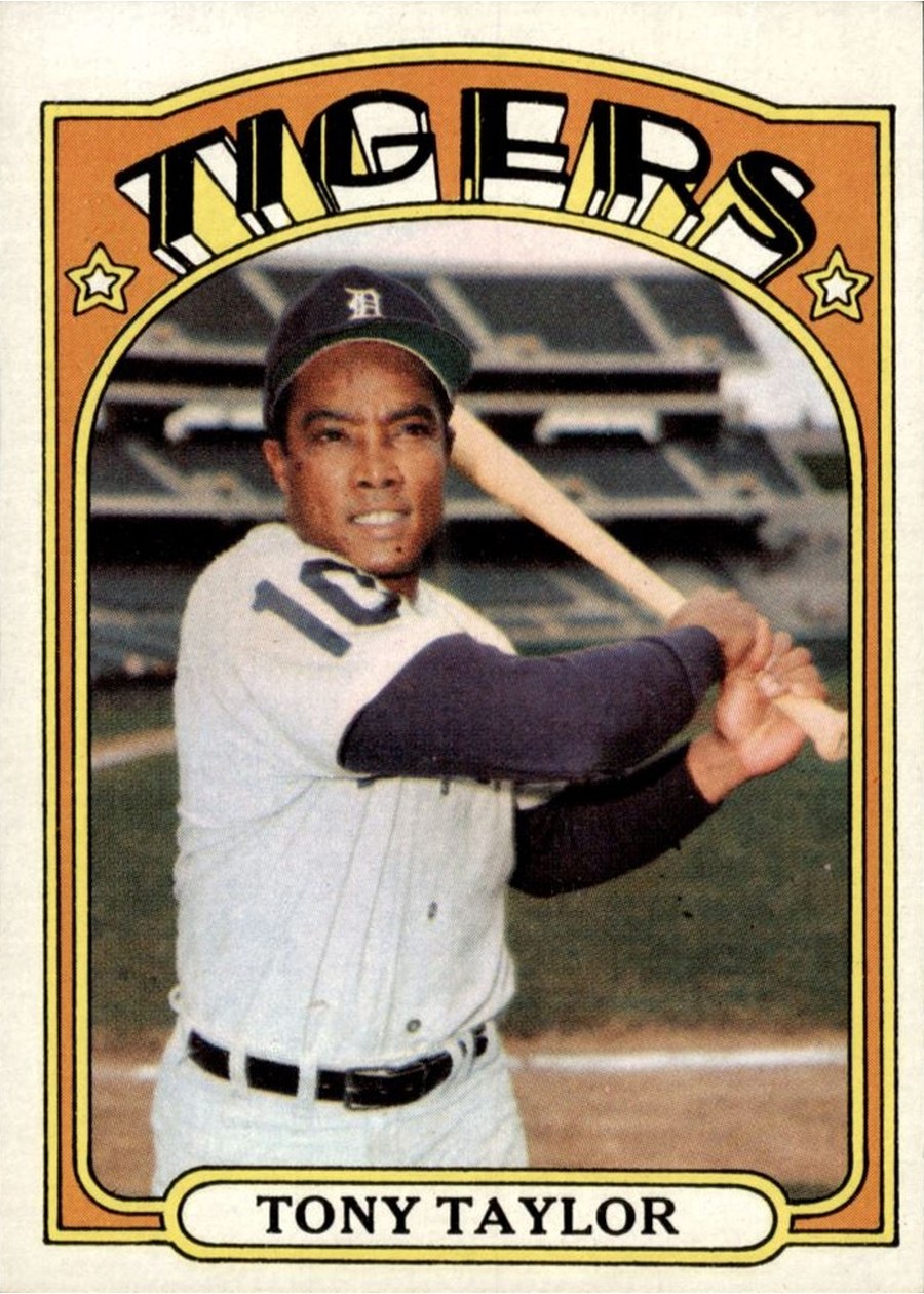 1972 Topps #511 Tony Taylor, Detroit Tigers