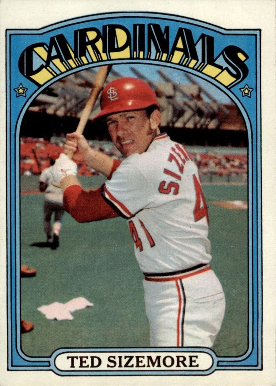 1972 Topps #514 Ted Sizemore, St. Louis Cardinals