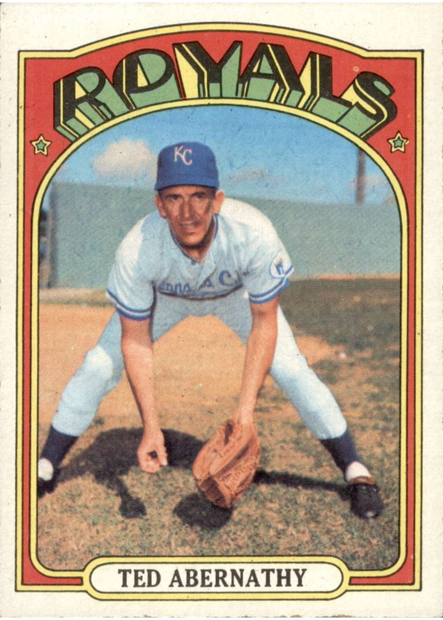 1972 Topps #519 Ted Abernathy, Kansas City Royals