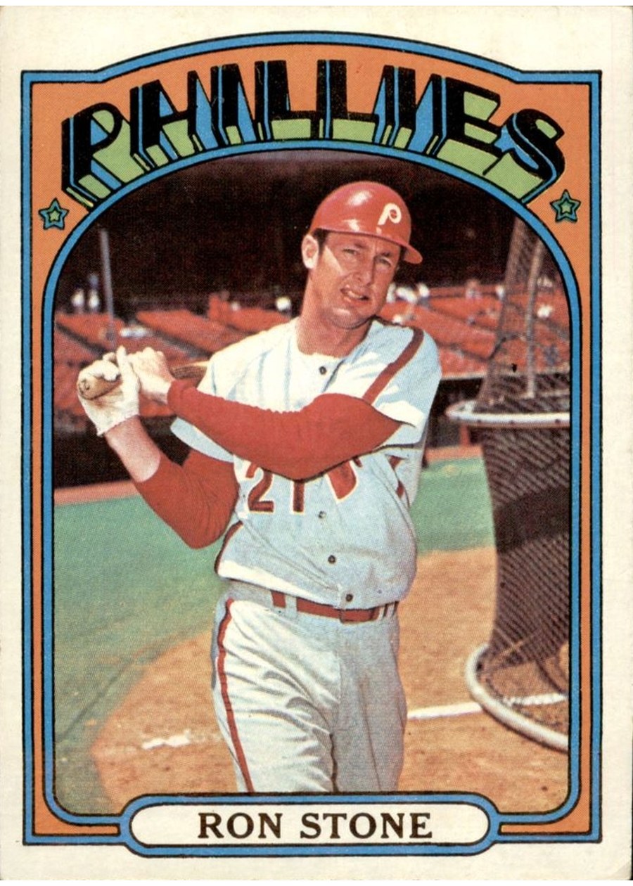1972 Topps #528 Ron Stone, Philadelphia Phillies