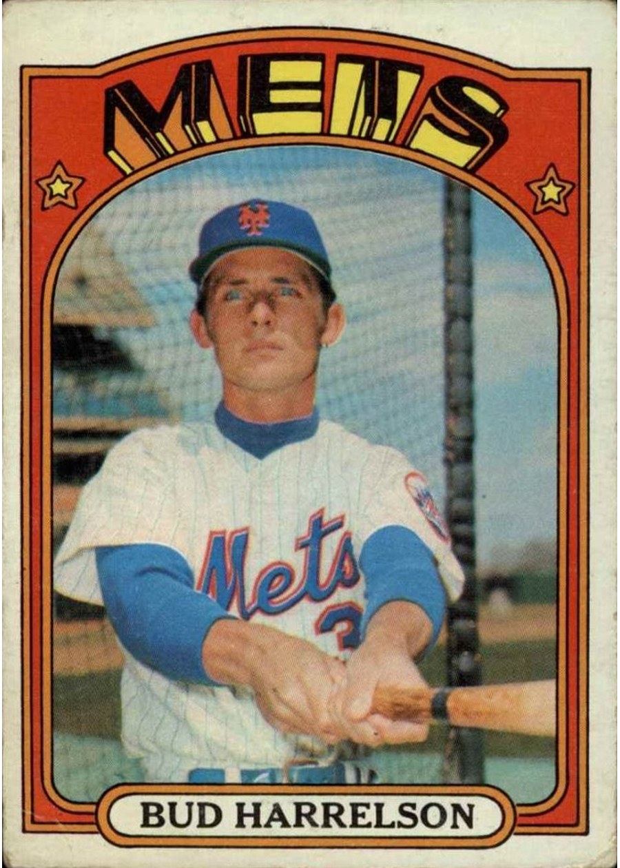 1972 Topps #53 Bud Harrelson, New York Mets