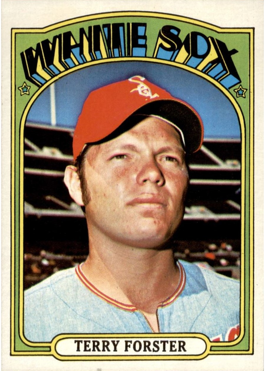 1972 Topps #539 Terry Forster, Chicago White Sox