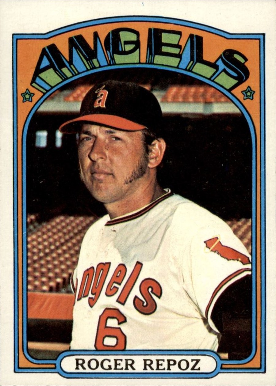 1972 Topps #541 Roger Repoz, California Angels