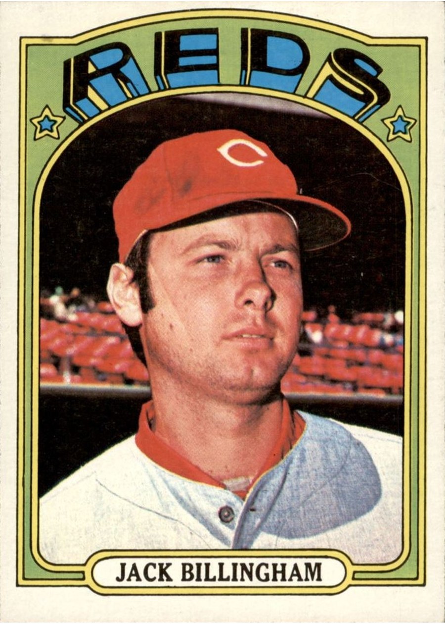 1972 Topps #542 Jack Billingham, Cincinnati Reds