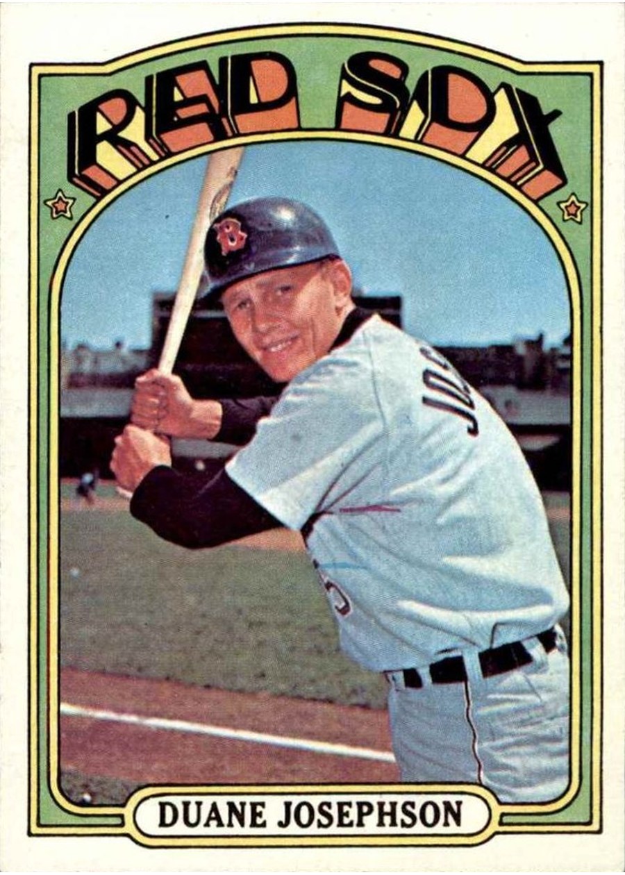 1972 Topps #543 Duane Josephson, Boston Red Sox