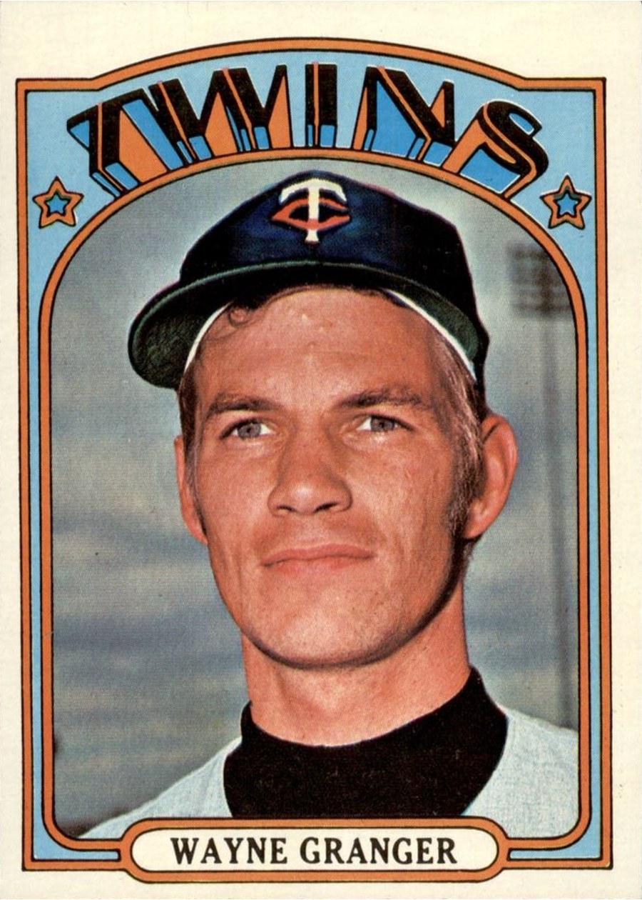 1972 Topps #545 Wayne Granger, Minnesota Twins