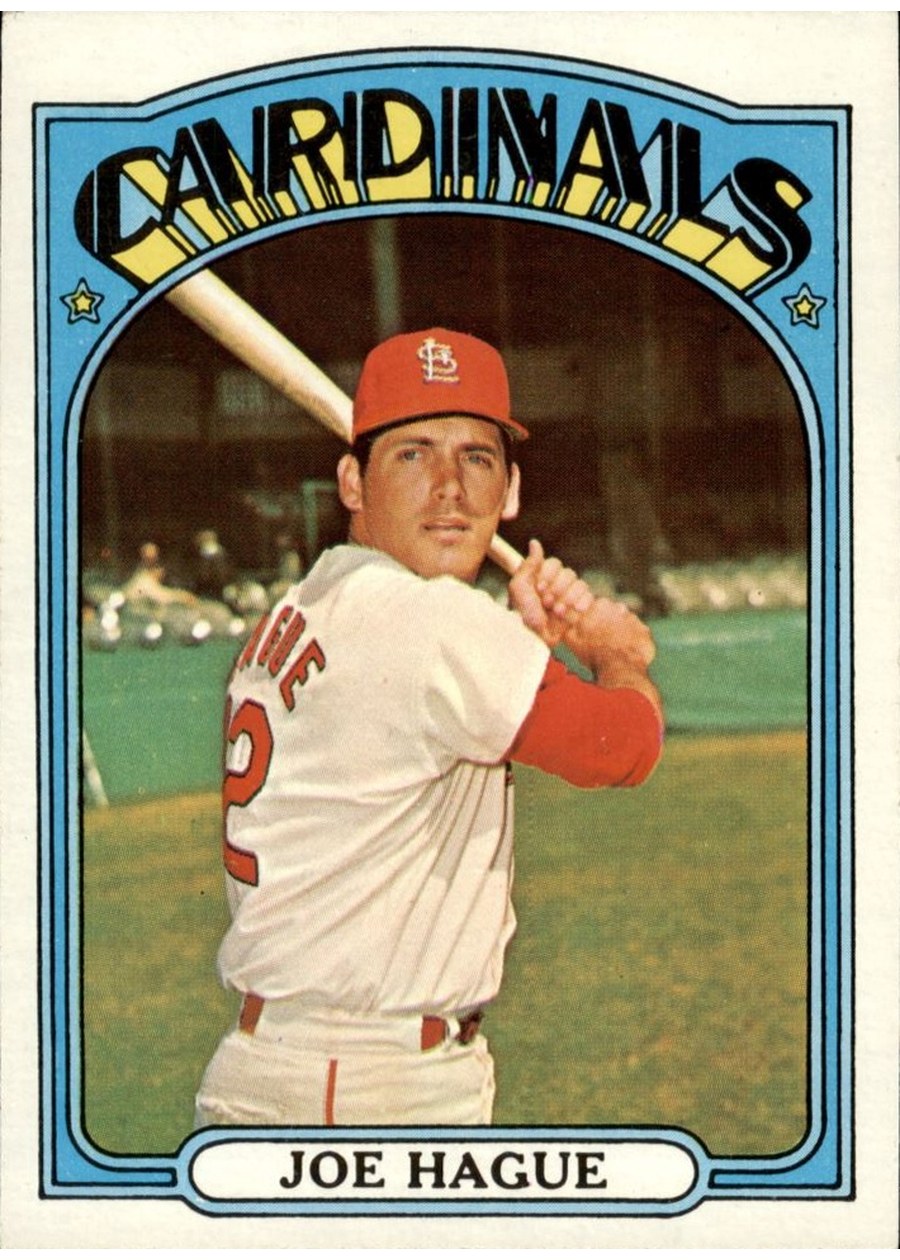 1972 Topps #546 Joe Hague, St. Louis Cardinals