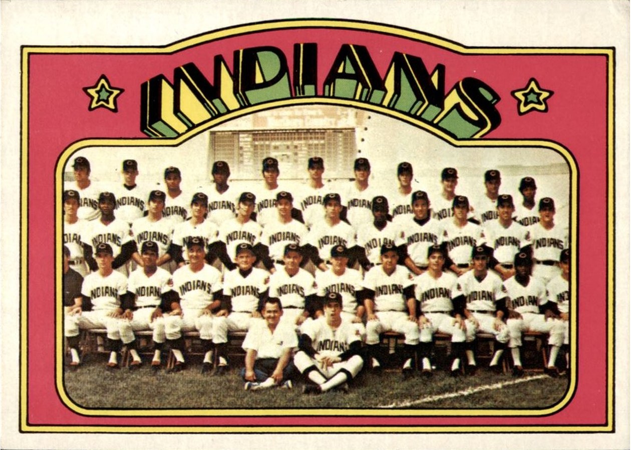 1972 Topps #547 Cleveland Indians