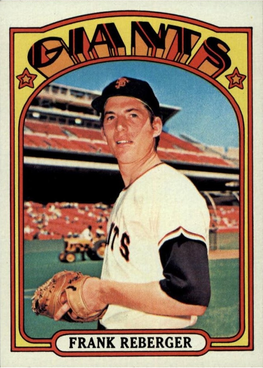 1972 Topps #548 Frank Reberger, San Francisco Giants
