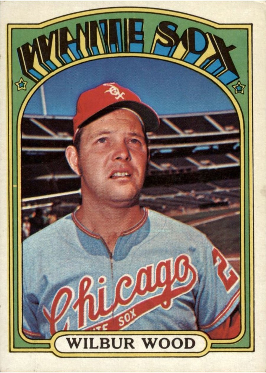 1972 Topps #553 Wilbur Wood, Chicago White Sox