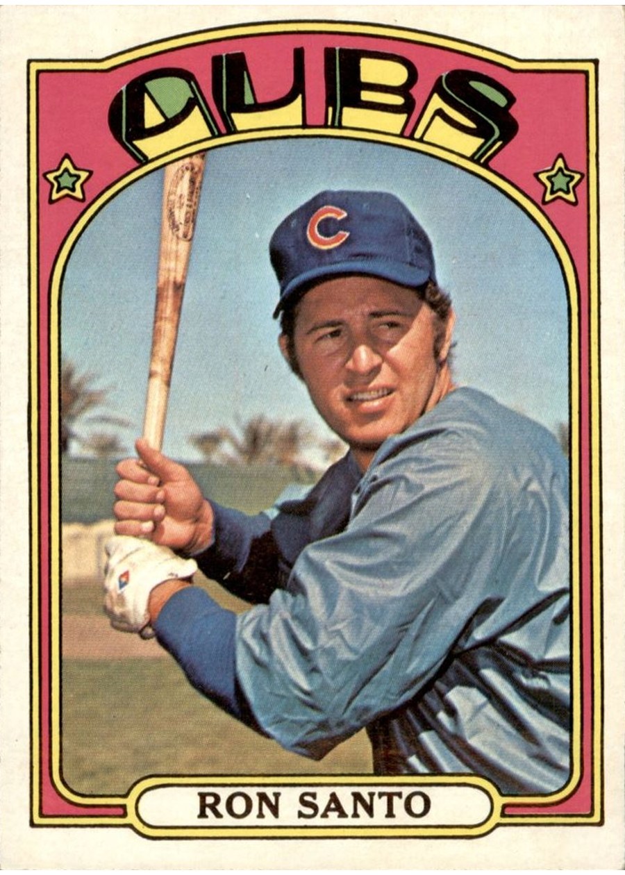 1972 Topps #555 Ron Santo, Chicago Cubs