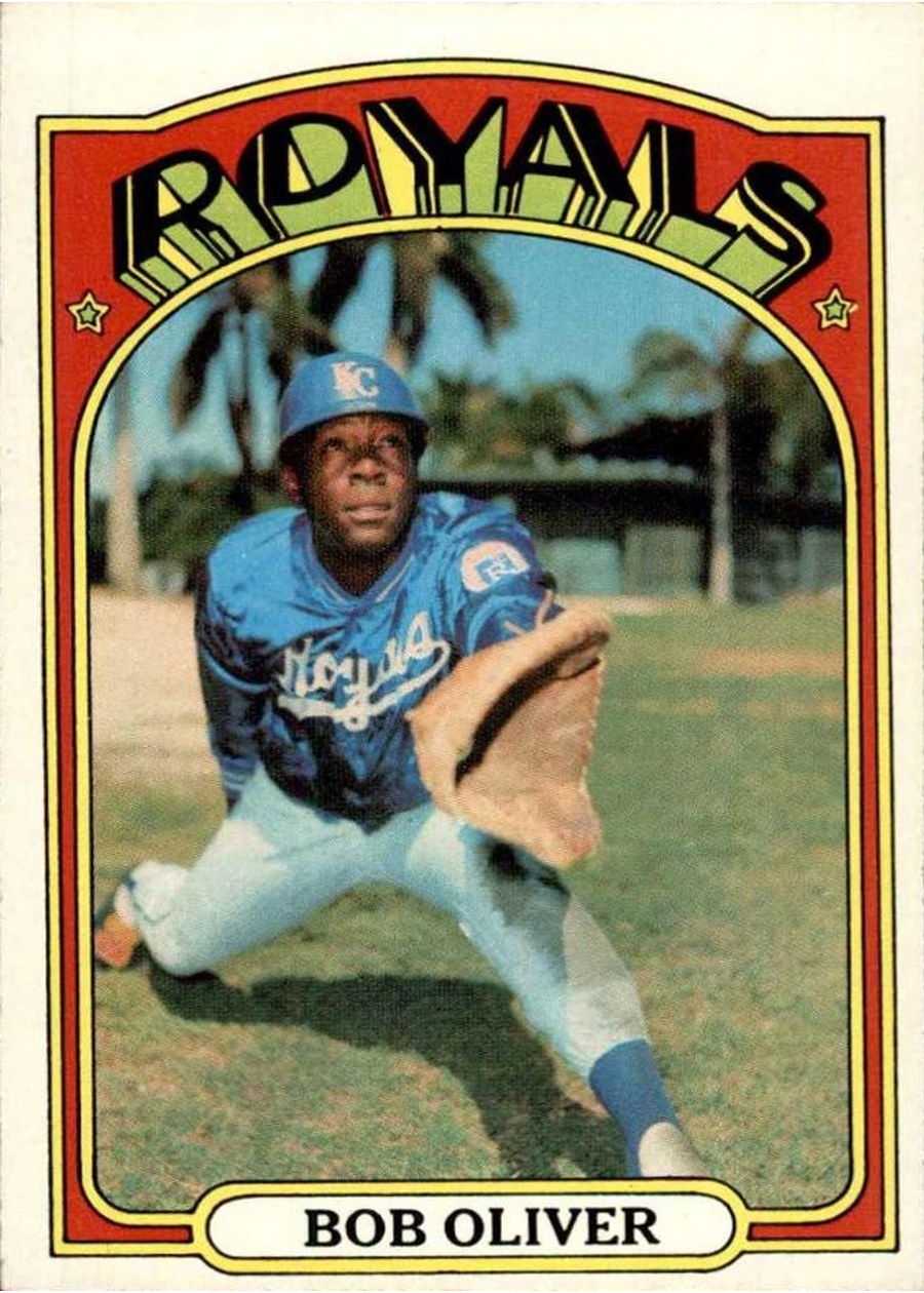 1972 Topps #57 Bob Oliver, Kansas City Royals