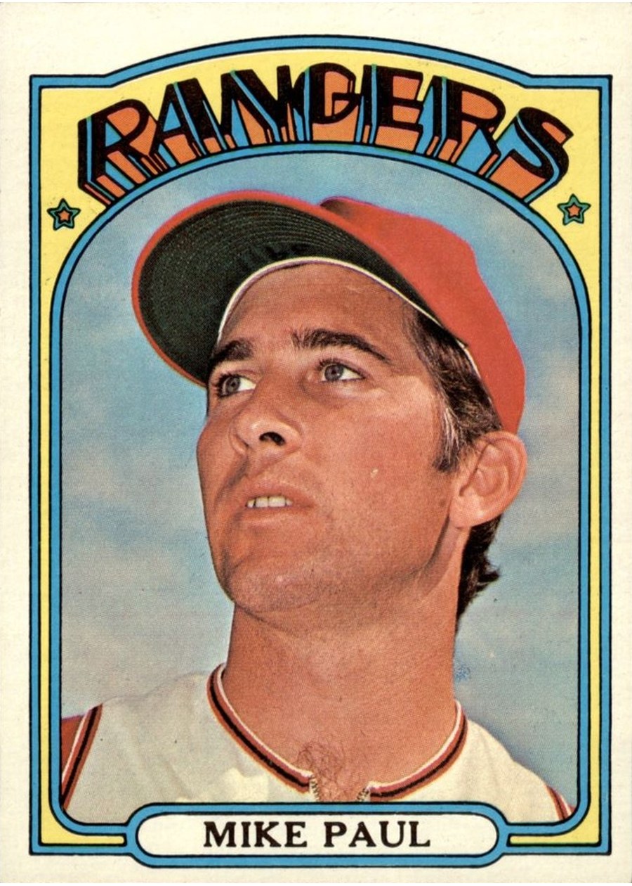 1972 Topps #577 Mike Paul, Texas Rangers