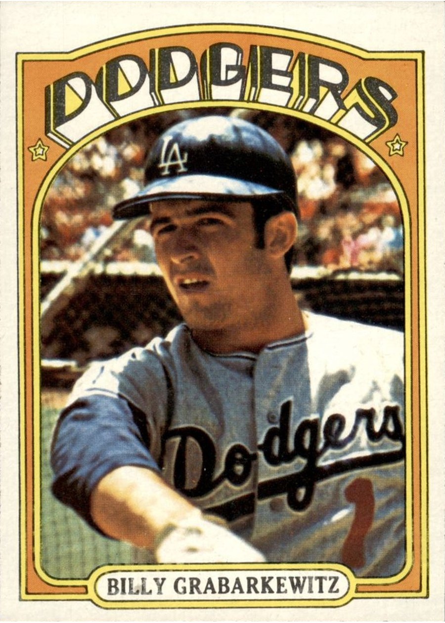 1972 Topps #578 Billy Grabarkewitz, Los Angeles Dodgers