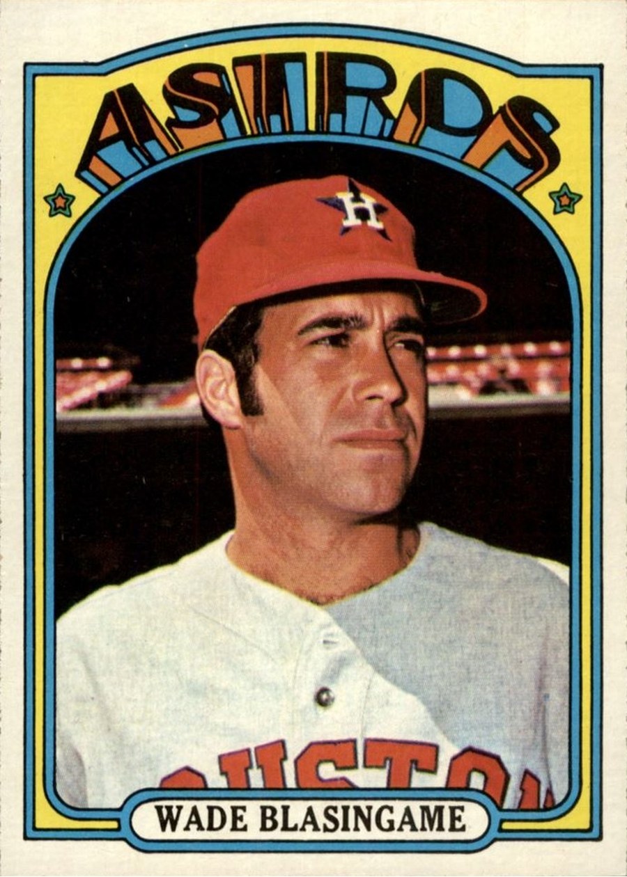 1972 Topps #581 Wade Blasingame, Houston Astros