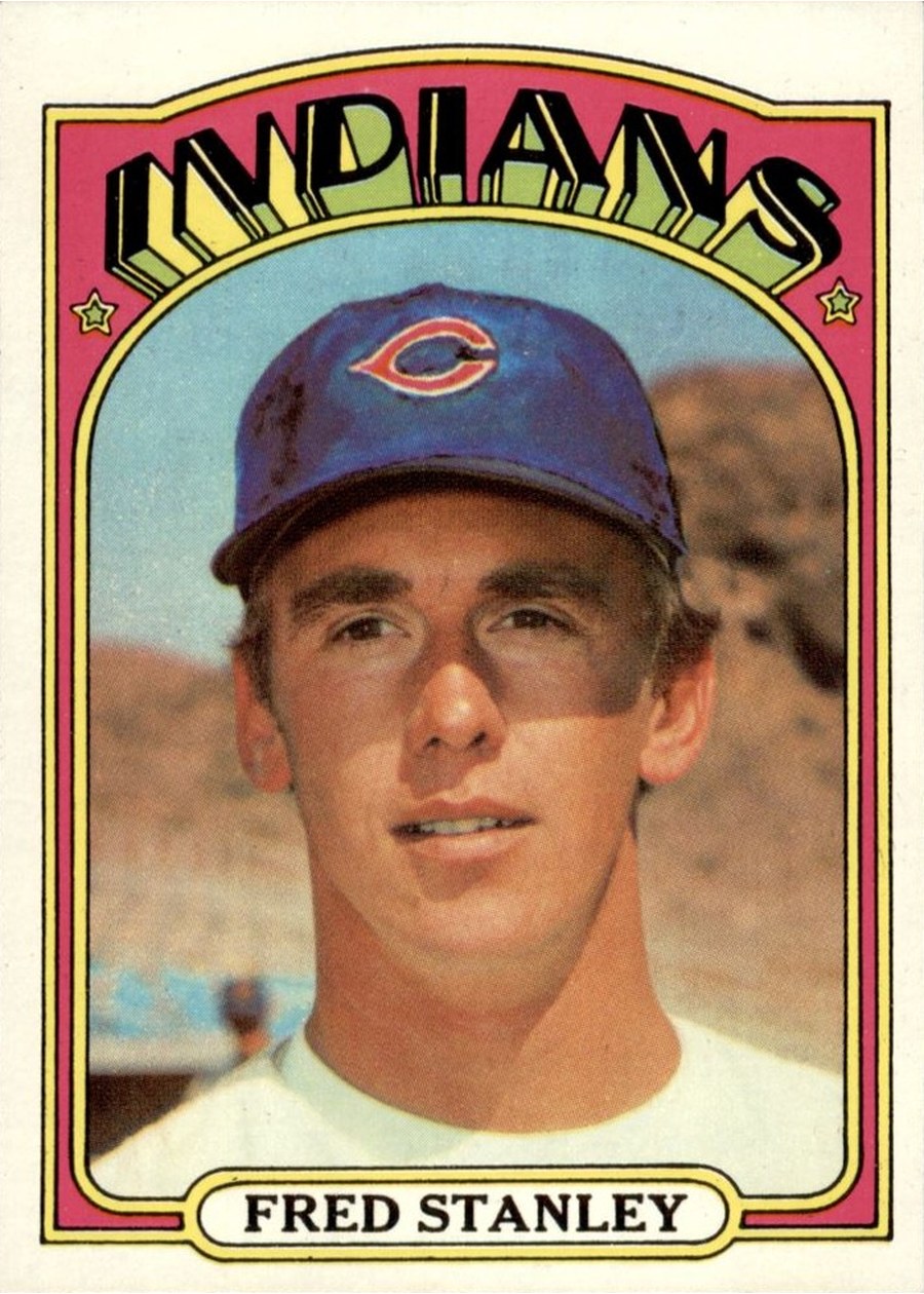 1972 Topps #59 Fred Stanley, Cleveland Indians