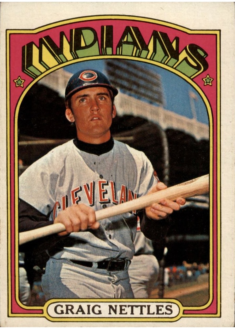 1972 Topps #590 Graig Nettles, Cleveland Indians