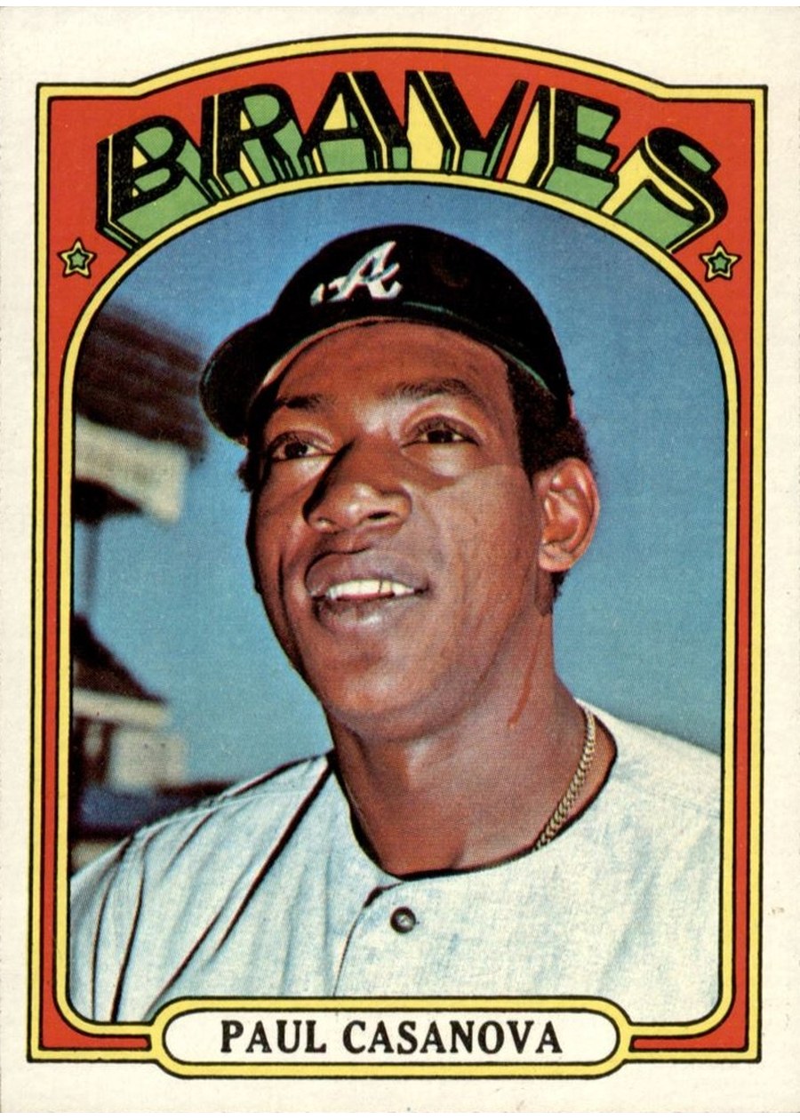 1972 Topps #591 Paul Casanova, Atlanta Braves